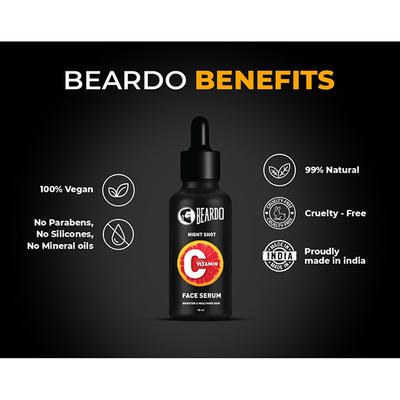 Beardo Night Shot Vitamin C Face Serum 30 ml - Face Gels