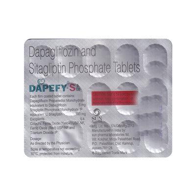 DAPEFY S 5/100 Tablet 15's - Diabetes-Ant