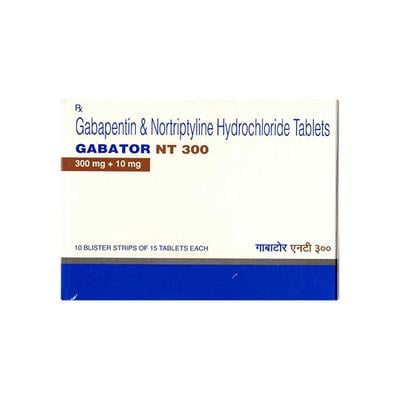 GABATOR NT 300 Tablet 15's - Neuropathic Pain-Dru