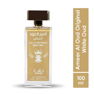 MANASIK Ameer Al Oud Orginal White Oud Eau De Parfume for Men & Women 100 ml - Perfumes (Edt/Edp)