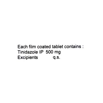 Tiniba 500mg Tablet 10'S - Bacterial Infections-OAB
