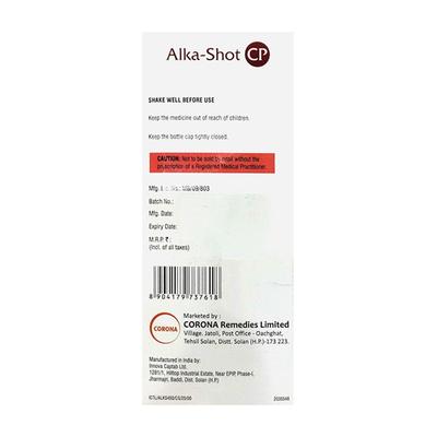 ALKA SHOT CP SUGAR FREE DELICIOUS PINEAPPLE FLAVOUR Oral Solution 450ml - Kidney Disease/Stones-Oth