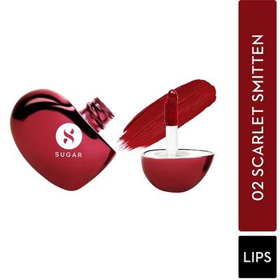 Sugar Cosmetics La La Love 18Hr Liquid Lipstick - 02 Scarlet Smitten 5 ml - Liquid Lipsticks