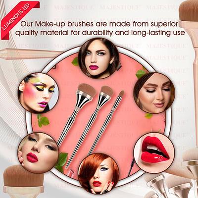 Majestique Foundation, Concealer and Multi-Use Brush, Luminous HD Makeup Brush Set 1's - Face Brush