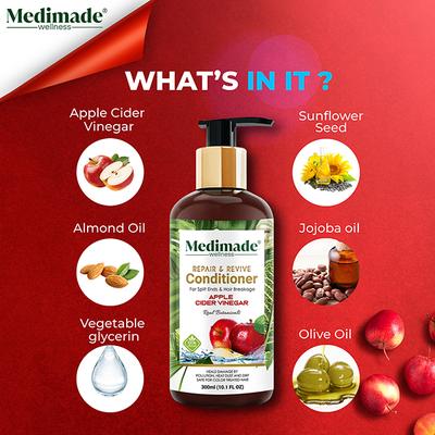 Medimade Repair & Revive Conditioner With Apple Cider Vinegar 300 ml - Conditioners