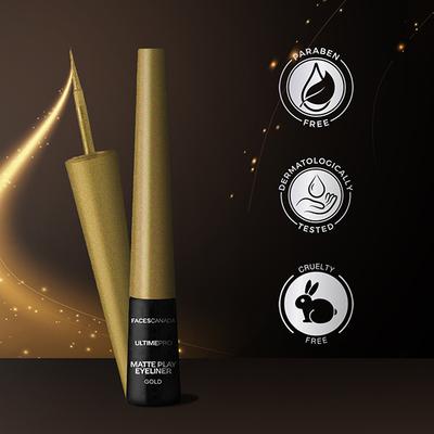 Faces Canada Ultime Pro Matte Play Eyeliner - Gold 2.5 ml - Eyeliners