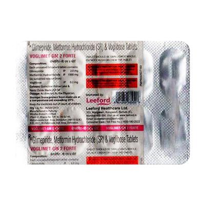 VOGLIMET GM 2 FORTE Tablet 10's - Diabetes-Ant
