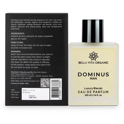 Bella Vita Organic Dominus Edp Strong Perfume 100 ml - Men Perfumes (Edt/Edp)