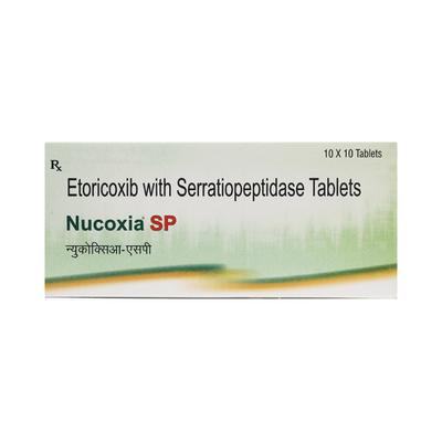 Nucoxia SP Tablet 10'S - Pain relief-Nsa