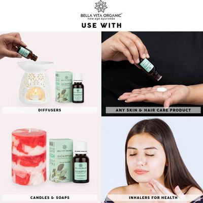 Bella Vita Organic Eucalyptus Essential Oil 15 ml - Massage Oils