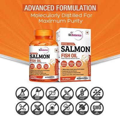 St.Botanica Enteric Coated Salmon Fish Oil Advanced Softgel 60's - Face Washes