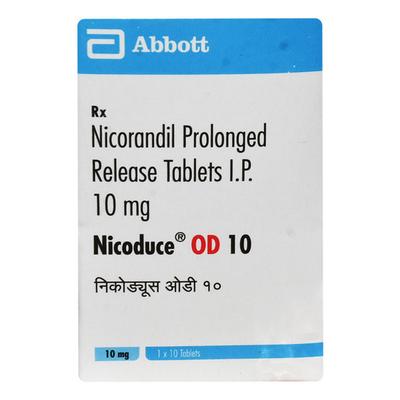 Nicoduce OD 10mg Tablet 10'S - Angina