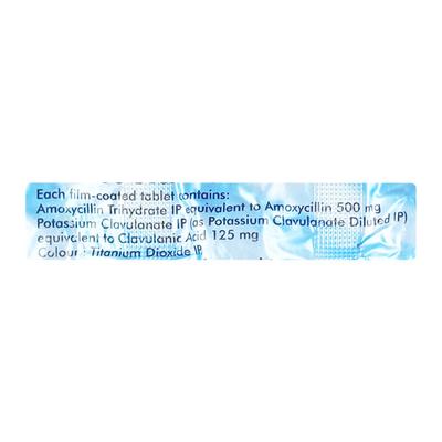 Bactoclav 625mg Tablet 10'S - Bacterial Infections-Pen