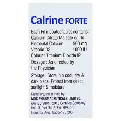 CALRINE FORTE Tablet 10's - Supplements-Cal