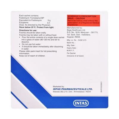FOSINTA Sachet 8gm - Bacterial Infections-OAB