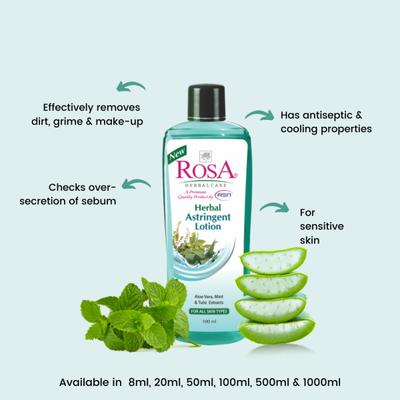 Rosa Herbal Astringent Lotion 100 ml - Lotions & Creams