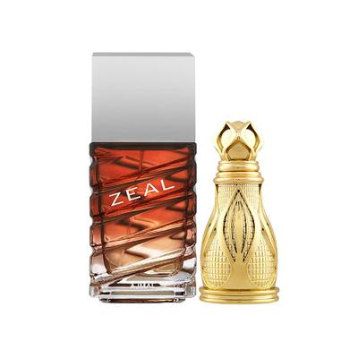 Ajmal Zeal EDP Aquatic Woody Perfume And Khofooq Concentrated Perfume Oil Woody Oudhy 118 ml - Perfumes (Edt/Edp)