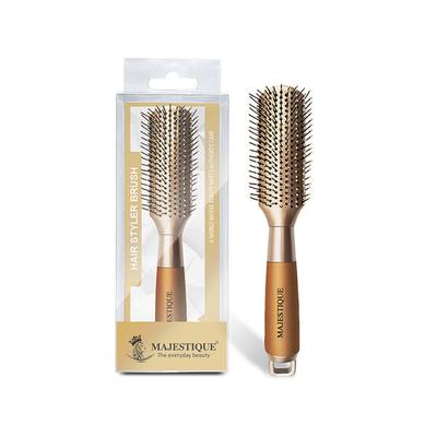 Majestique Golden Hair Styler Brush for Blow Drying, Styling and Solon for Men and Women 1's - Others