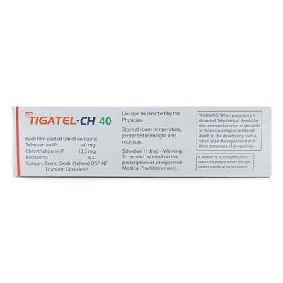 Tigatel CH 40 Tablet 10'S - Hypertension-Ang