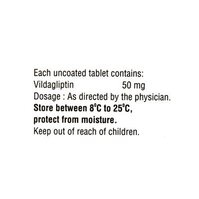 VILNIP 50mg Tablet 15's - Diabetes-Ant