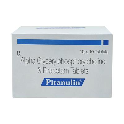 Piranulin Tablet 10'S - Nootropics And Neurotrophics