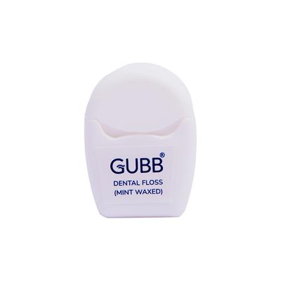 GUBB Dental Floss Thread Mint Waxed 20 gm - Floss & Tongue Cleaners