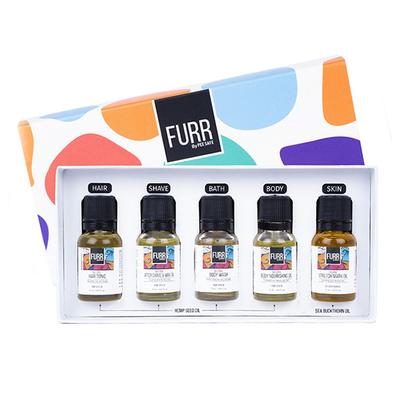 FURR By Pee Safe Essential Nourishment Kit Blend of Natural Oils Nourishes Hair, Scalp & Body Reduces Stretch Marks & moisturises skin All Skin types 1's - Hair Treatment