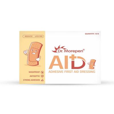 DR. MOREPEN AID Adhesive First Aid Dressing Bandaid 10's - Bandages