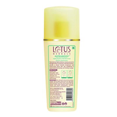 Lotus Herbals Alphamoist Moisturiser 80 ml - Lotions & Creams