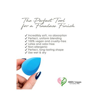 Allure Makeup Blender Sponge - Cut Drop Blue 1's - Sponges & Applicators