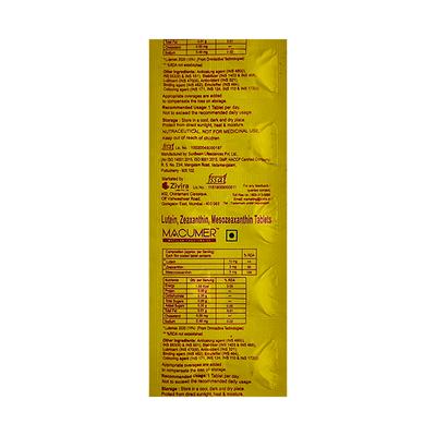 MACUMER Tablet 10's - Supplements-Sup