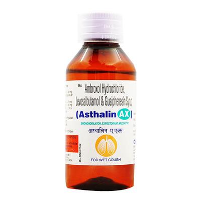 Asthalin AX Syrup 100ml - Asthma/COPD-Ast