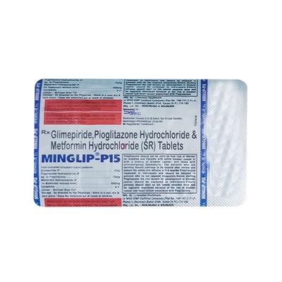 MINGLIP P 15 Tablet 10's - Diabetes-Ant