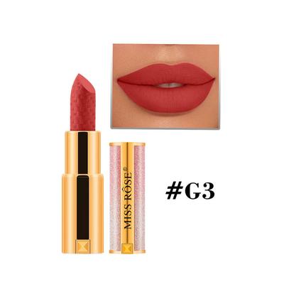 Miss Rose Profestional Sumdge Proof Creamy Matte Lipstick 7301-412G 03 3 gm - Lipsticks