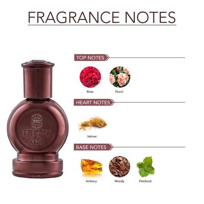 Ajmal Tempest Concentrated Perfume Oil Floral Alcohol For Unisex And Musk Rose Concentrated Perfume Oil Floral Musky Alcohol For Unisex 24 ml - Perfumes (Edt/Edp)