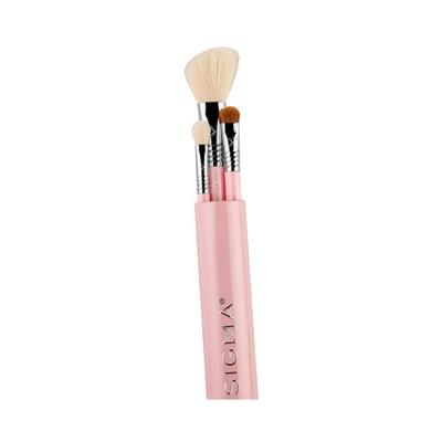 Sigma Beauty Essential Trio Brush Set - Pink 1's - Face Brush