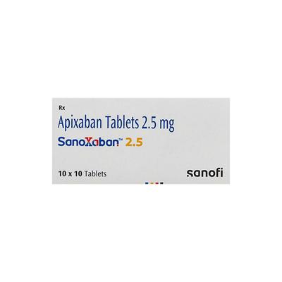 SANOXABAN 2.5 Tablet 10's - Blood Clot-Ant