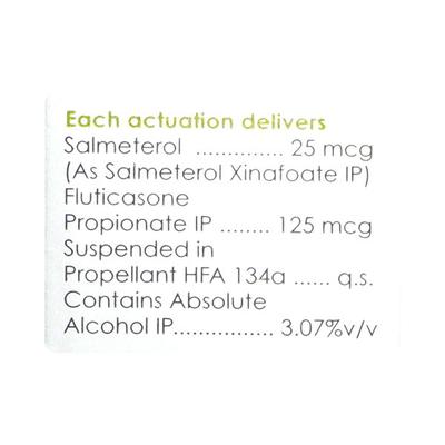 Seroflo 125 Synchrobreathe with Dose Counter 120MD Inhaler 9.6g - Asthma/COPD-Ast