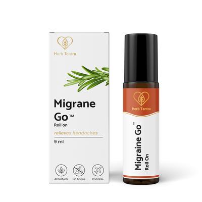 Herb Tantra Migraine Go Roll On 9 ml - Roll-On/Patch