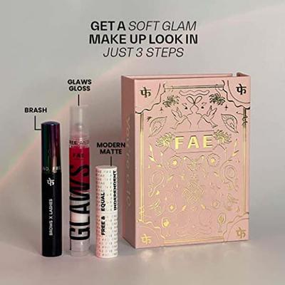 Fae Beauty Gift Box, The Ten On Ten Gift Box (Glaws Gloss + Modern Matte Lipstick + Brash) 20 gm - Lip Stains & Tints