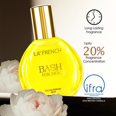 La French Bash Perfume For Men Premium Long-Lasting Eau De Parfum 30 ml - Men Perfumes (Edt/Edp)