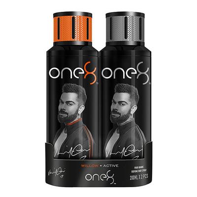One8 Willow and Active Deodorant Combo Set 400 ml - Deodorants/Roll-Ons