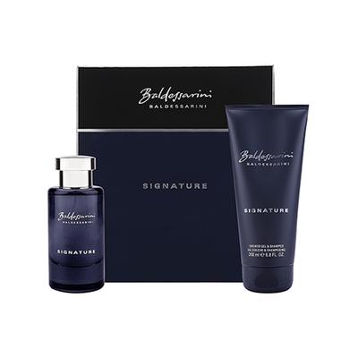 Baldessarini Signature Duo Set (Eau De Toilette 50ml + Shower Gel & Shampoo 200ml) 1's - Men Perfumes (Edt/Edp)