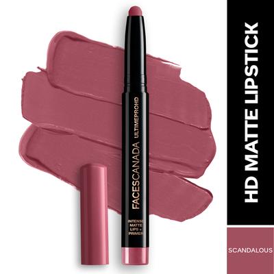 Faces Canada Ultime Pro Hd Intense Matte Lips + Primer Scandalous 13 1.4 gm - Lip Crayons