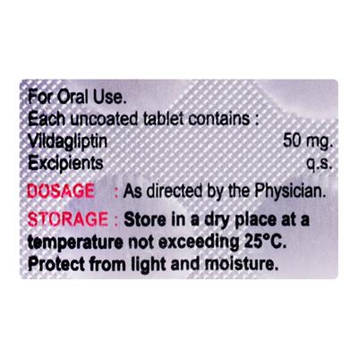 VILDAPRIME 50mg Tablet 15's - Diabetes-Ant