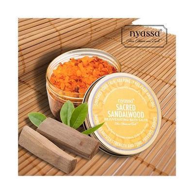 Nyassa Sacred Sandalwood Bath Salt 220 gm - Bath Salts