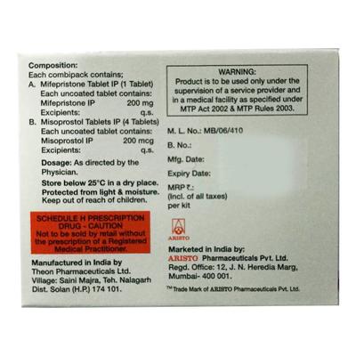 Mifty Kit Tablet - Uterus Conditions-Dut