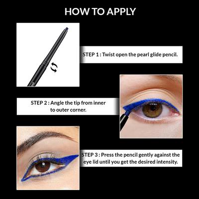 Stars Cosmetics Pearlglid Eye Pencil (No.01 Emerald) 0.30gm - Eyeliners