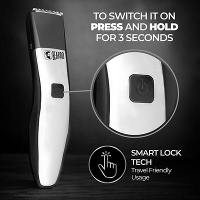 Beardo Chrome Beast Multipurpose Trimmer Kit for Men, 90 Min Runtime, 40 Length Adjustments, Shaver Black 1's - Trimmers