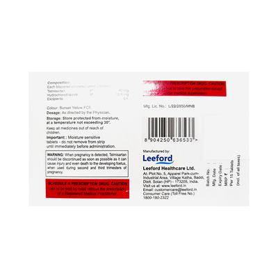 VENPRES 40 H Tablet 15's - Hypertension-Ang